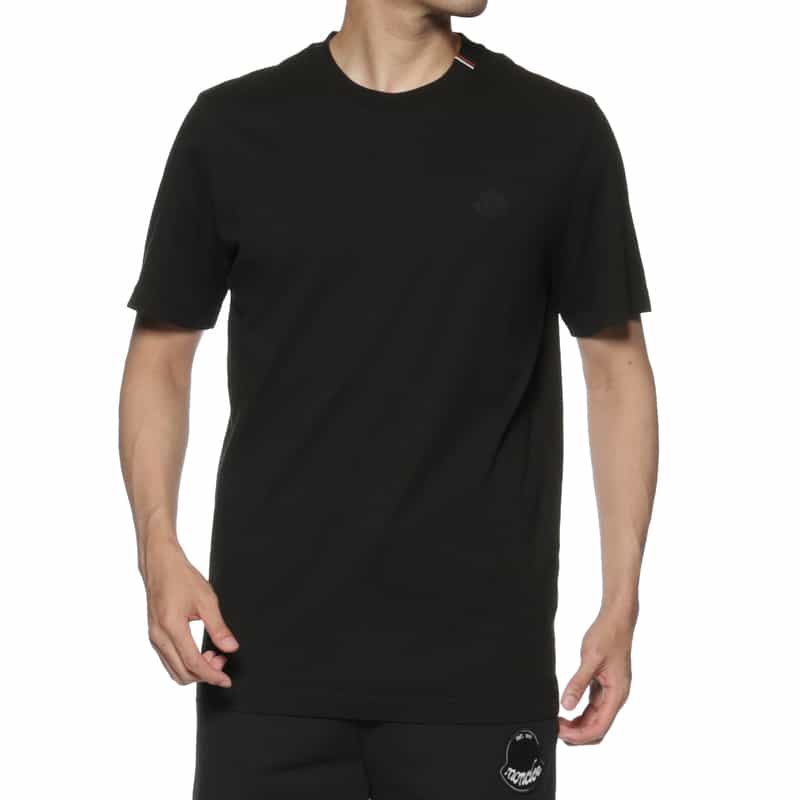 MONCLER MONCLER＜モンクレール＞ライン入りTシャツ BLACK