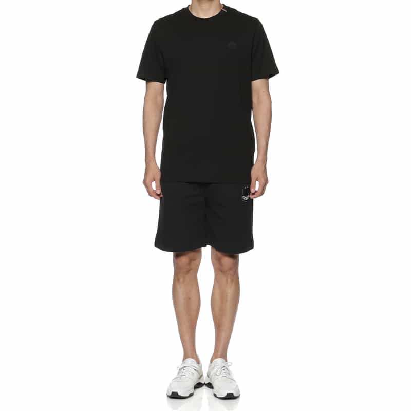 MONCLER MONCLER＜モンクレール＞ライン入りTシャツ BLACK