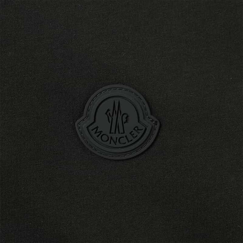 MONCLER MONCLER＜モンクレール＞ライン入りTシャツ BLACK