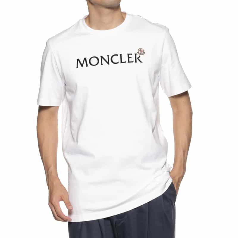 MONCLER MONCLER＜モンクレール＞ ロゴ入りTシャツ WHITE