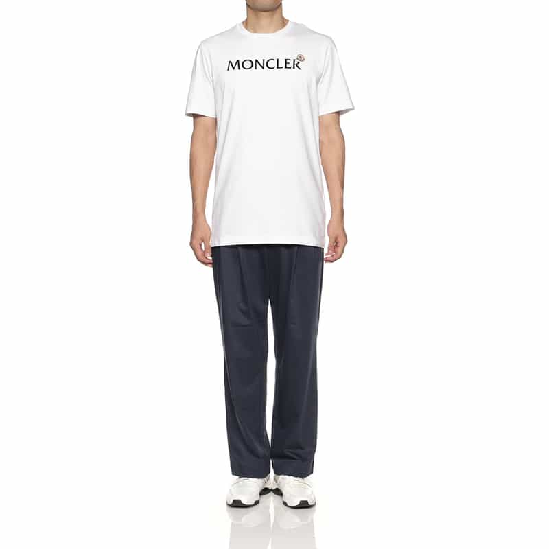 MONCLER MONCLER＜モンクレール＞ ロゴ入りTシャツ WHITE