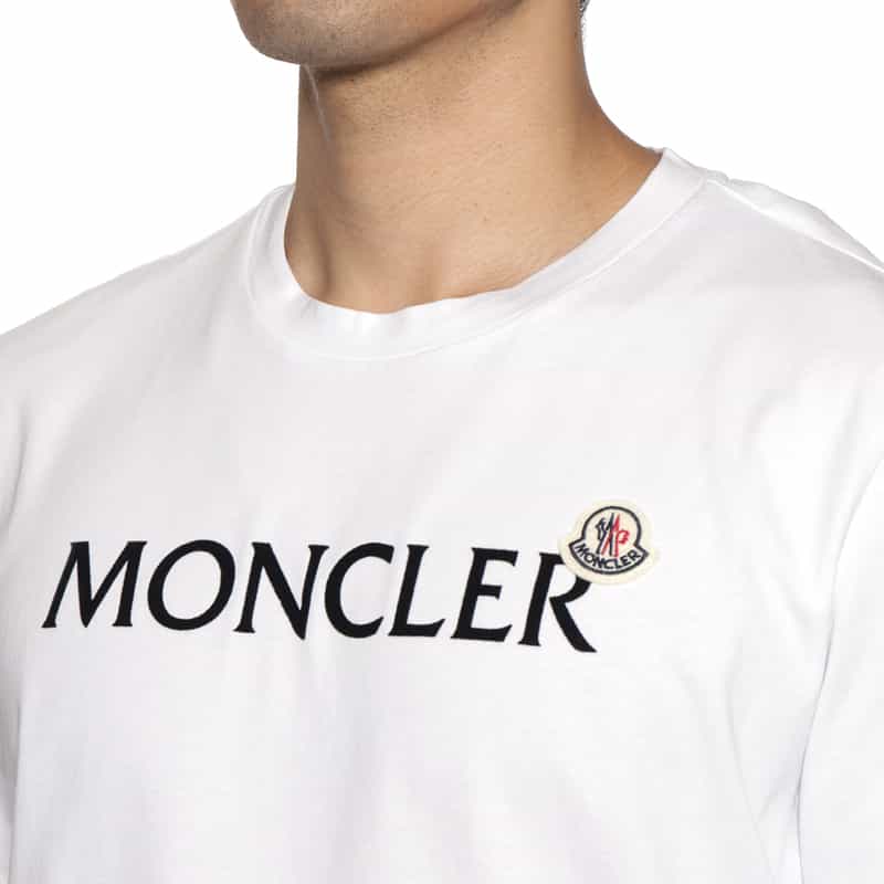 MONCLER MONCLER＜モンクレール＞ ロゴ入りTシャツ WHITE
