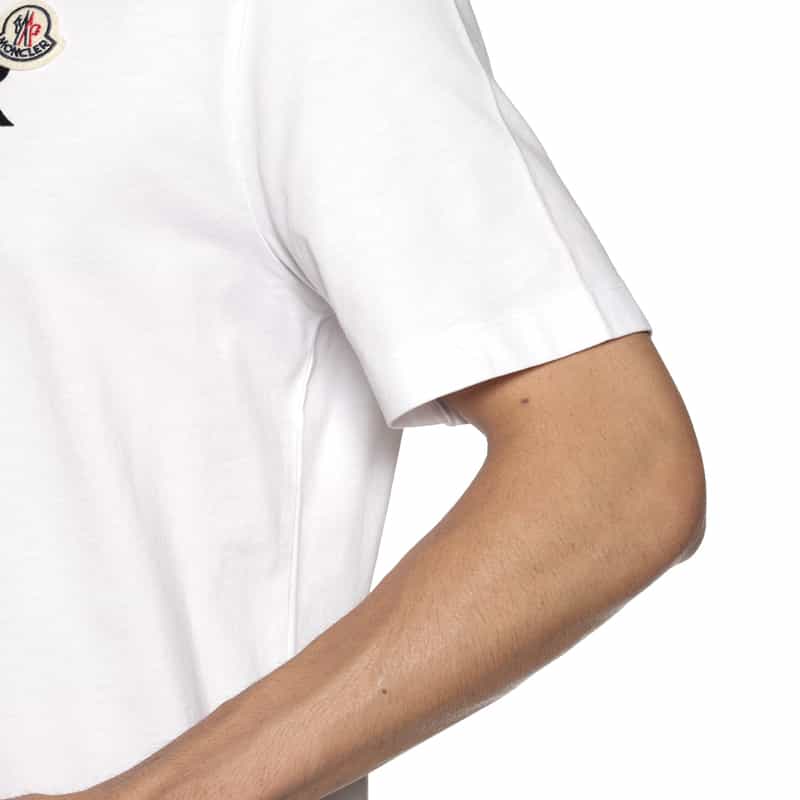 MONCLER MONCLER＜モンクレール＞ ロゴ入りTシャツ WHITE