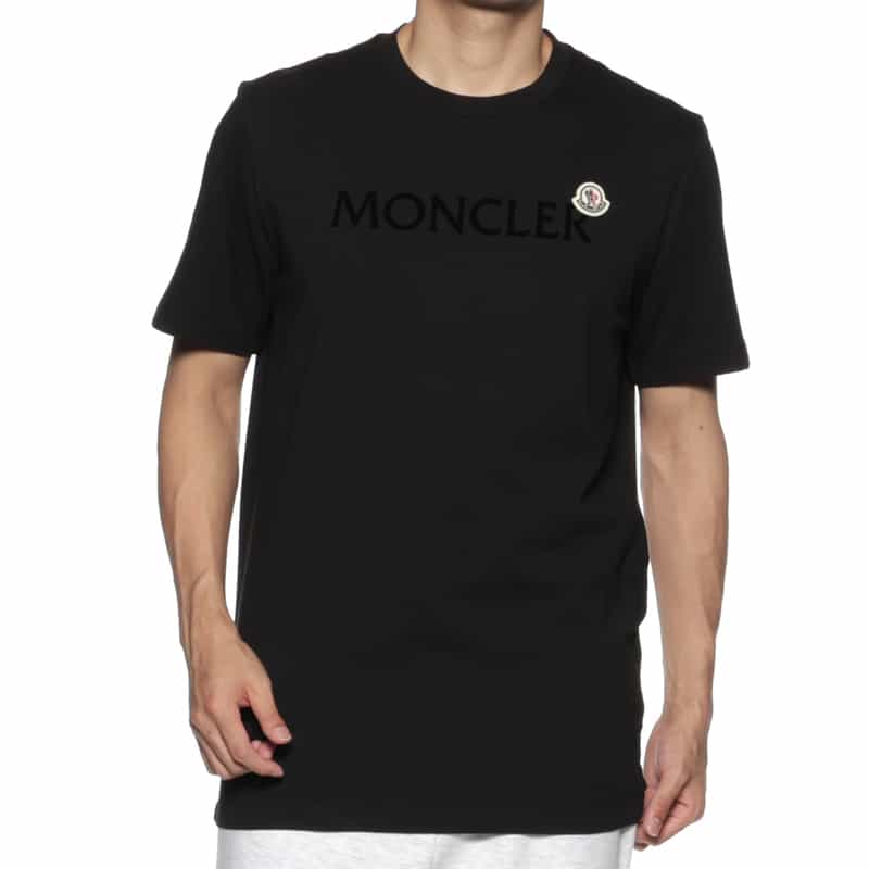 MONCLER MONCLER＜モンクレール＞ ロゴ入りTシャツ BLACK