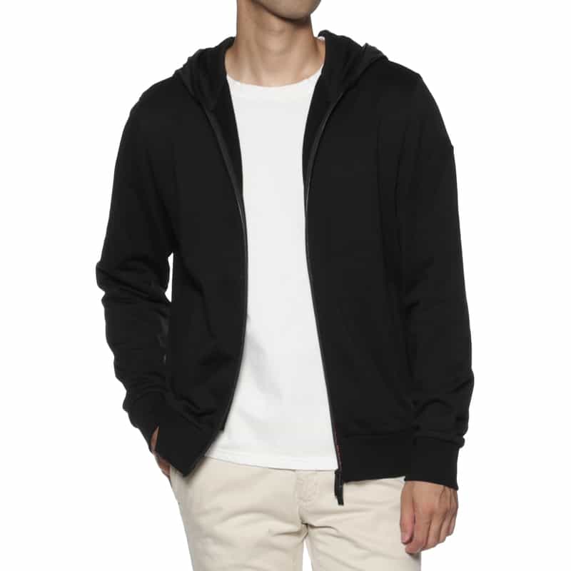 MONCLER MONCLER＜モンクレール＞ ジップアップフーディ BLACK