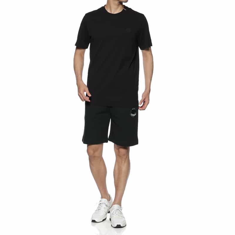 MONCLER MONCLER＜モンクレール＞ ロゴパッチ付ショーツ BLACK
