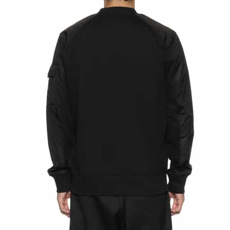 MONCLER＜モンクレール＞ ロゴパッチ付スウェットプルオーバー