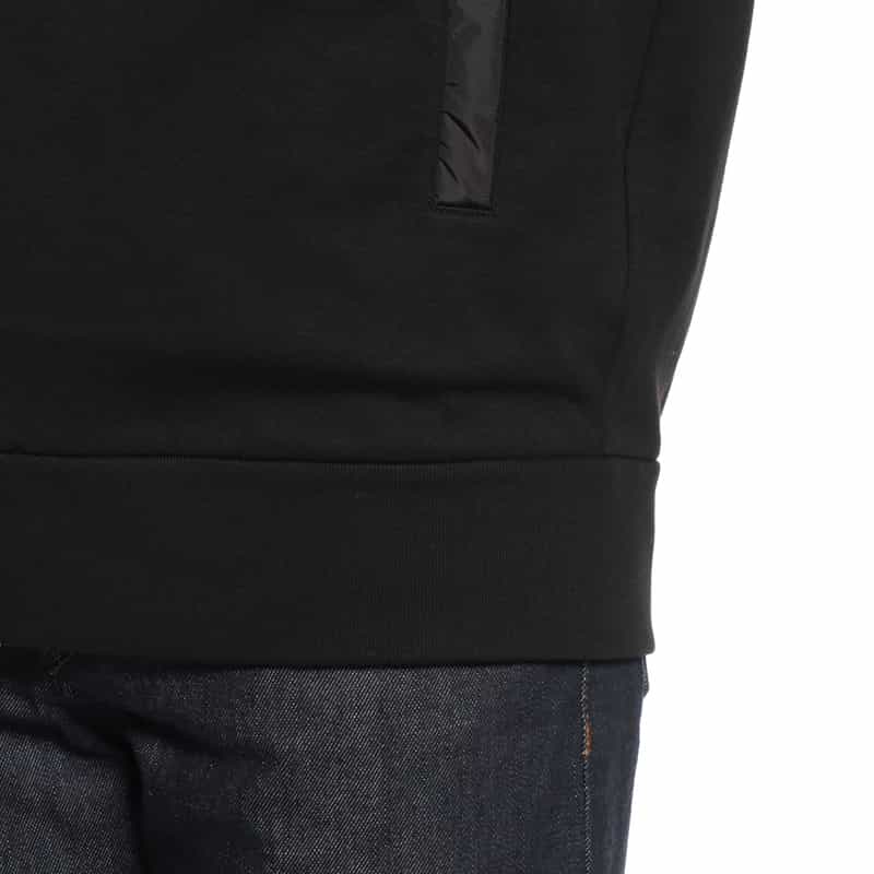 MONCLER MONCLER＜モンクレール＞ ジップアップスウェットフーディ BLACK