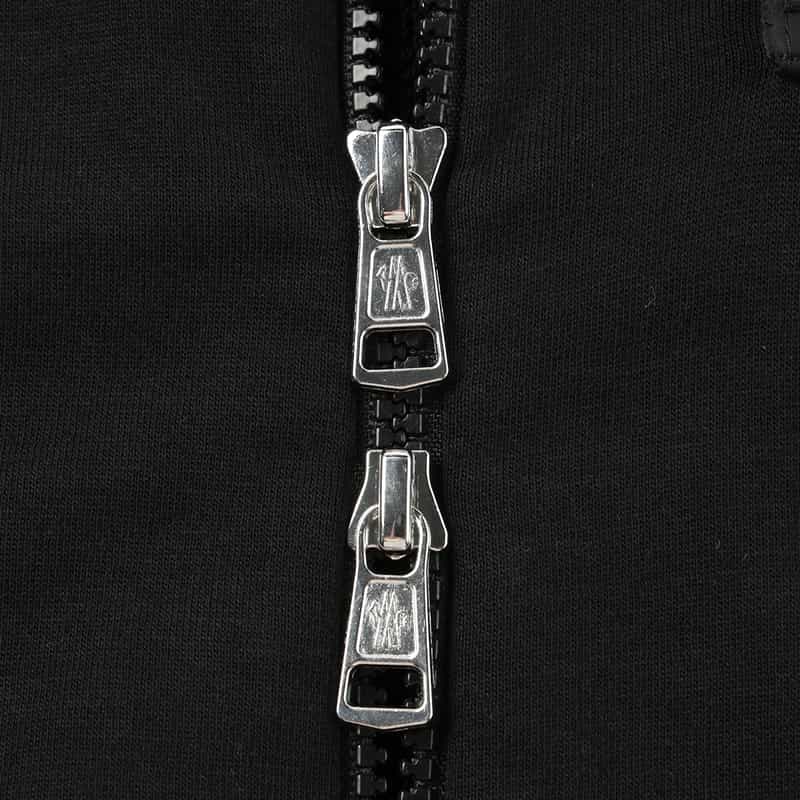 MONCLER MONCLER＜モンクレール＞ ジップアップスウェットフーディ BLACK