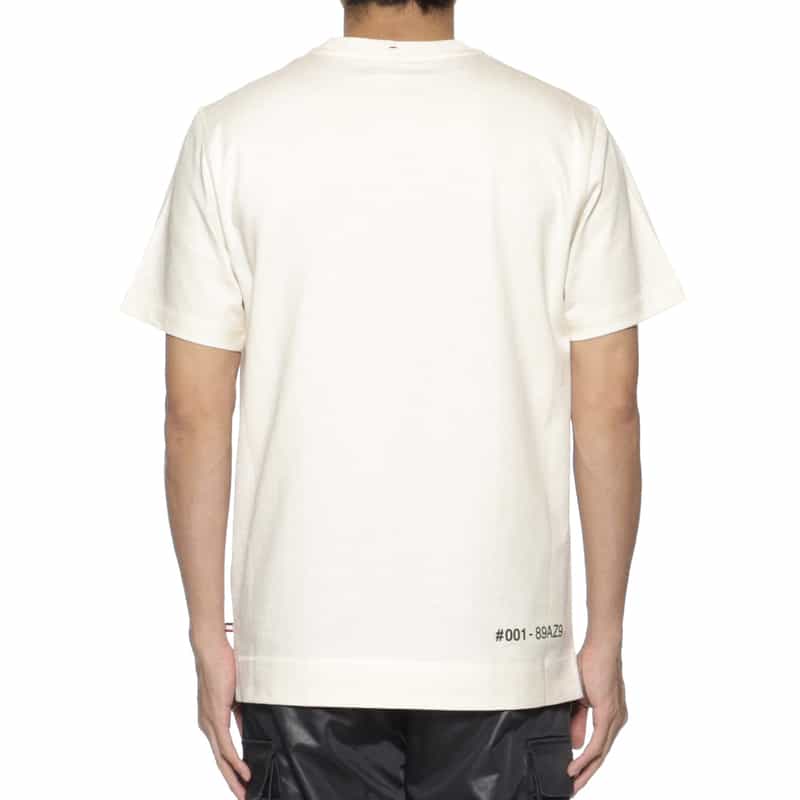 MONCLER GRENOBLE MONCLER GRENOBLE＜モンクレール グルノーブル＞ ロゴ入りTシャツ WHITE