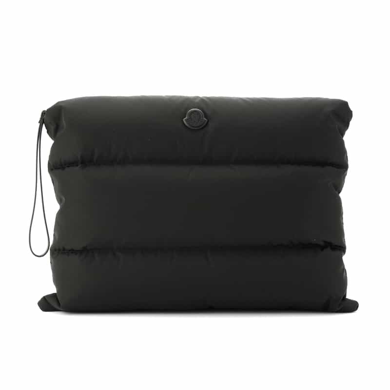 MONCLER MONCLER＜モンクレール＞ ナイロン素材クラッチバッグ BLACK