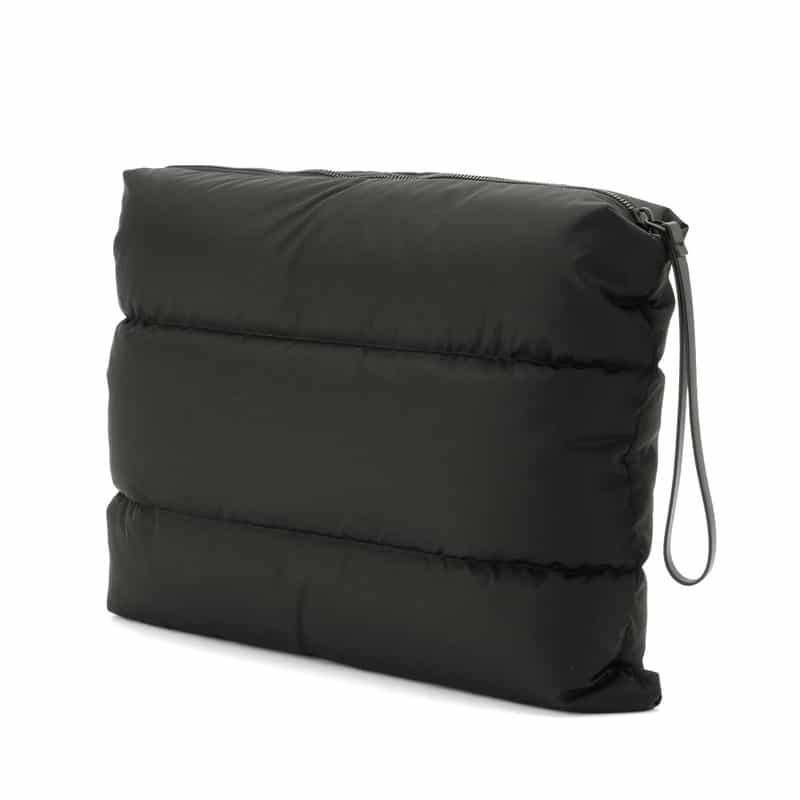 MONCLER MONCLER＜モンクレール＞ ナイロン素材クラッチバッグ BLACK