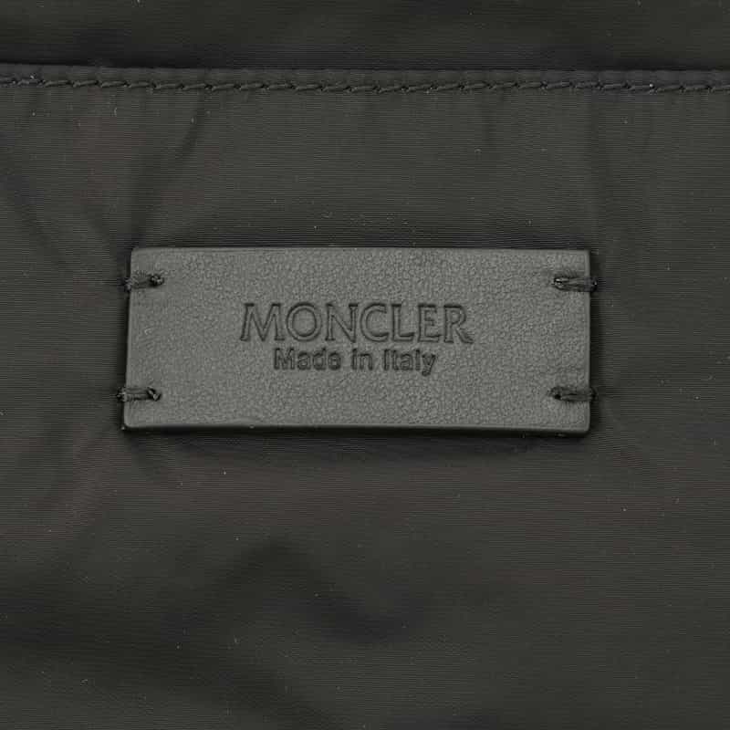 MONCLER MONCLER＜モンクレール＞ ナイロン素材クラッチバッグ BLACK