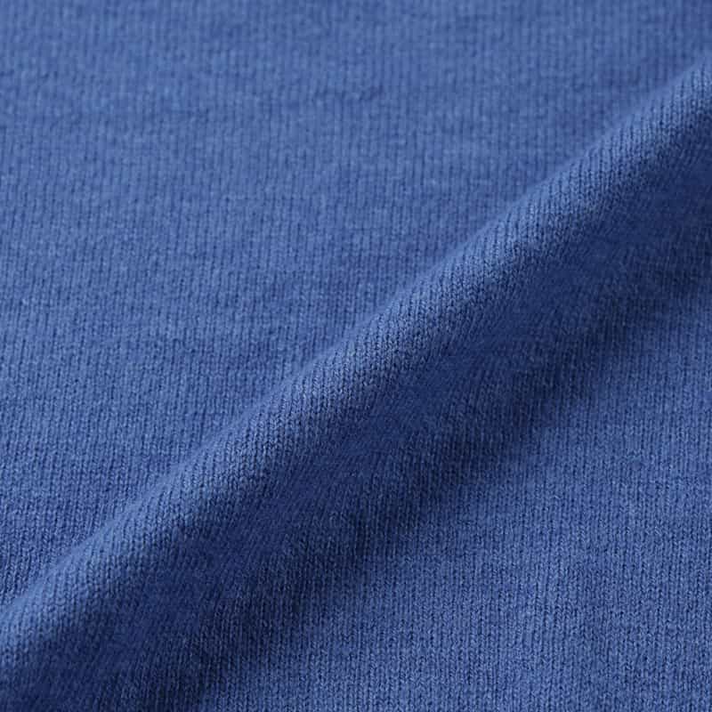 BARNEYS NEW YORK ハイゲージジップアップニットカーディガン BLUE