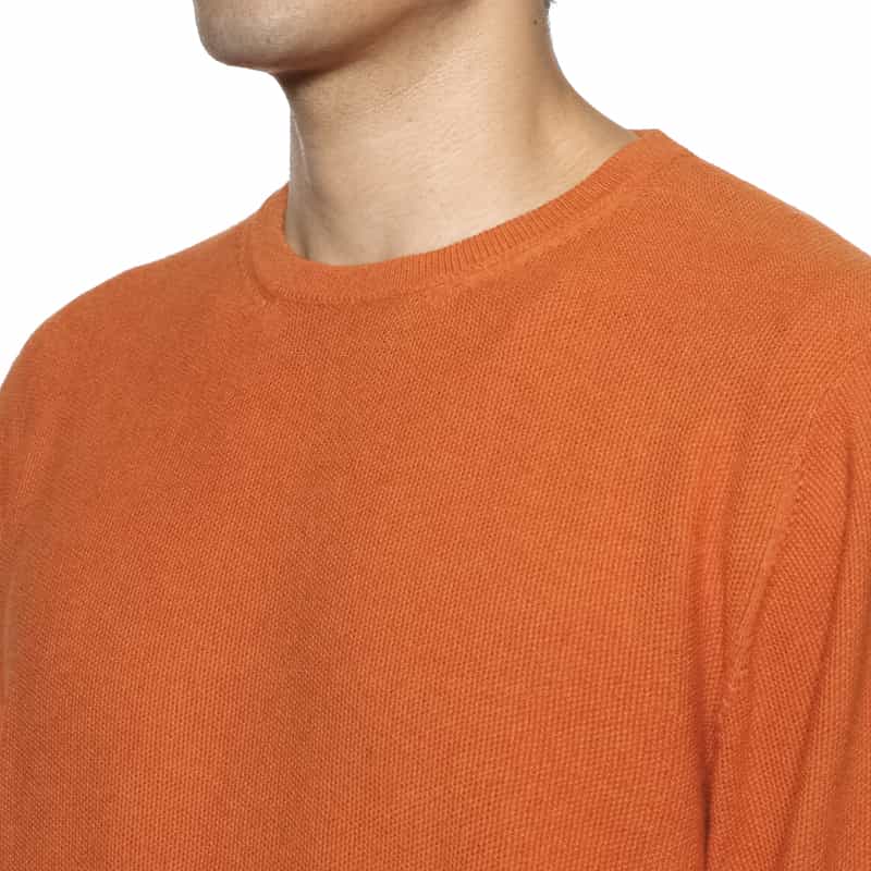 BARNEYS NEW YORK ハイゲージニットプルオーバー KHAKI