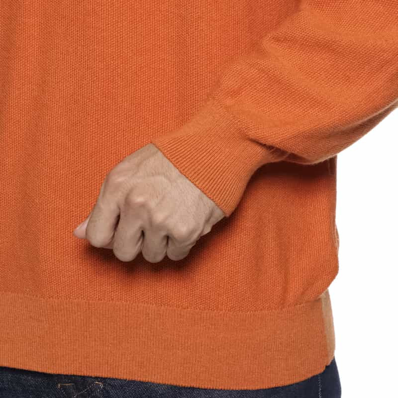 BARNEYS NEW YORK ハイゲージニットプルオーバー KHAKI