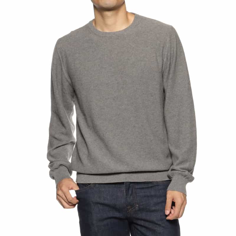 BARNEYS NEW YORK ハイゲージニットプルオーバー GRAY