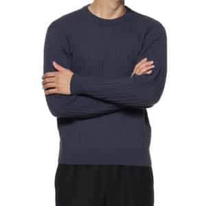 ウォッシャブル ケーブルニットプルオーバー