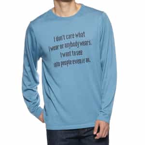 メッセージロゴ入りニットプルオーバー