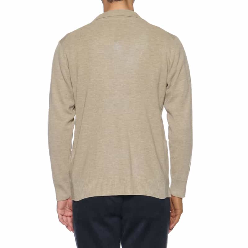 BARNEYS NEW YORK ミラノリブニットジャケット BEIGE