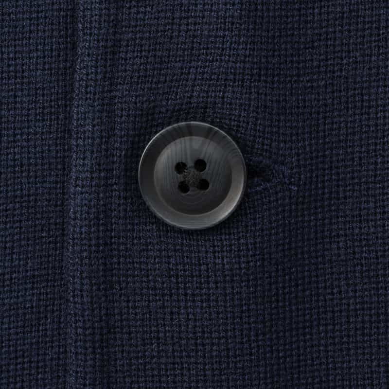 BARNEYS NEW YORK ミラノリブニットジャケット NAVY