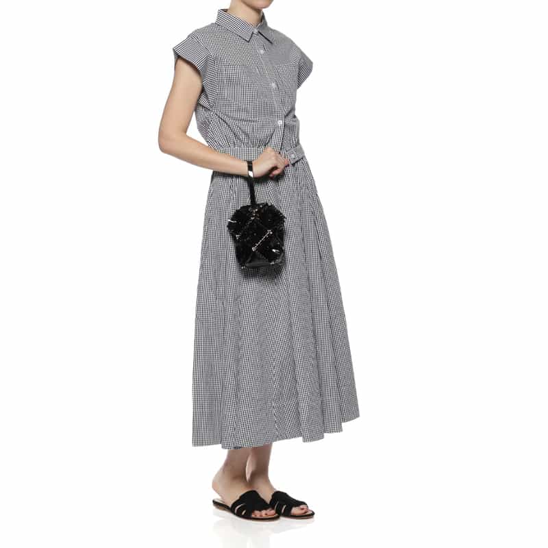 52 BY HIKARUMATSUMURA 52 BY HIKARUMATSUMURA＜ゴジュウニ バイ ヒカルマツムラ＞ バケットバッグ"SABOTEN" BLACK