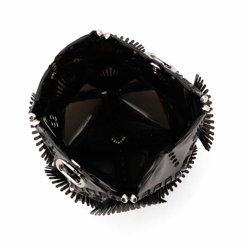 52 BY HIKARUMATSUMURA 52 BY HIKARUMATSUMURA＜ゴジュウニ バイ ヒカルマツムラ＞ バケットバッグ"SABOTEN" BLACK