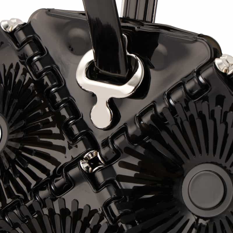 52 BY HIKARUMATSUMURA 52 BY HIKARUMATSUMURA＜ゴジュウニ バイ ヒカルマツムラ＞ バケットバッグ"SABOTEN" BLACK