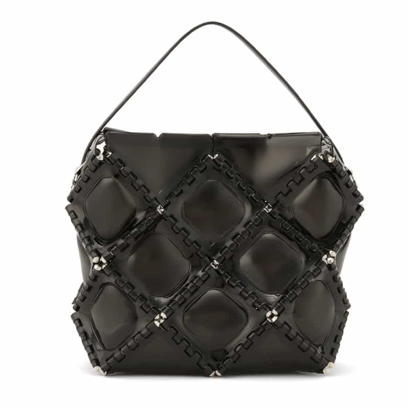 52 BY HIKARUMATSUMURA 52 BY HIKARUMATSUMURA＜ゴジュウニ バイ ヒカルマツムラ＞ ハンドバッグ"BOAT" BLACK