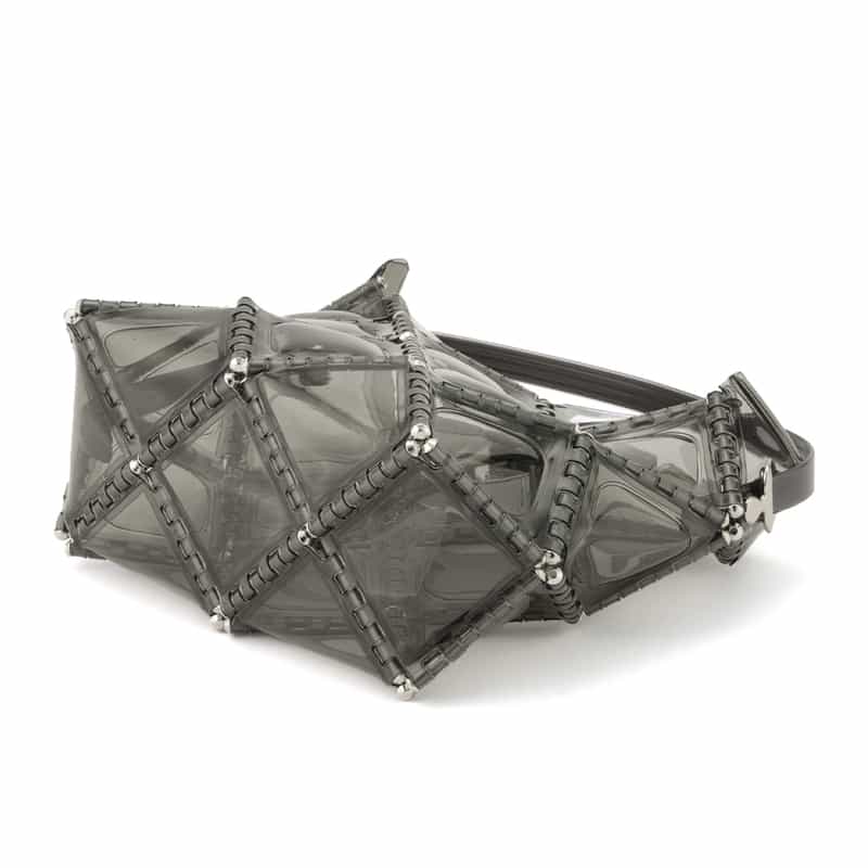 52 BY HIKARUMATSUMURA 52 BY HIKARUMATSUMURA＜ゴジュウニ バイ ヒカルマツムラ＞ ハンドバッグ"BOAT" GRAY