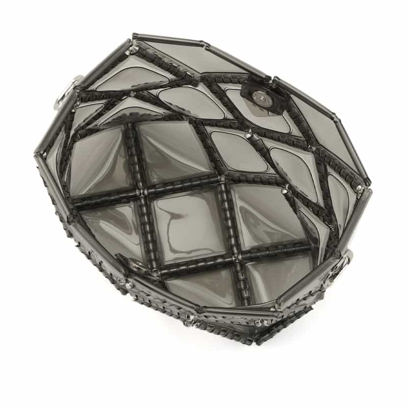 52 BY HIKARUMATSUMURA 52 BY HIKARUMATSUMURA＜ゴジュウニ バイ ヒカルマツムラ＞ ハンドバッグ"BOAT" GRAY