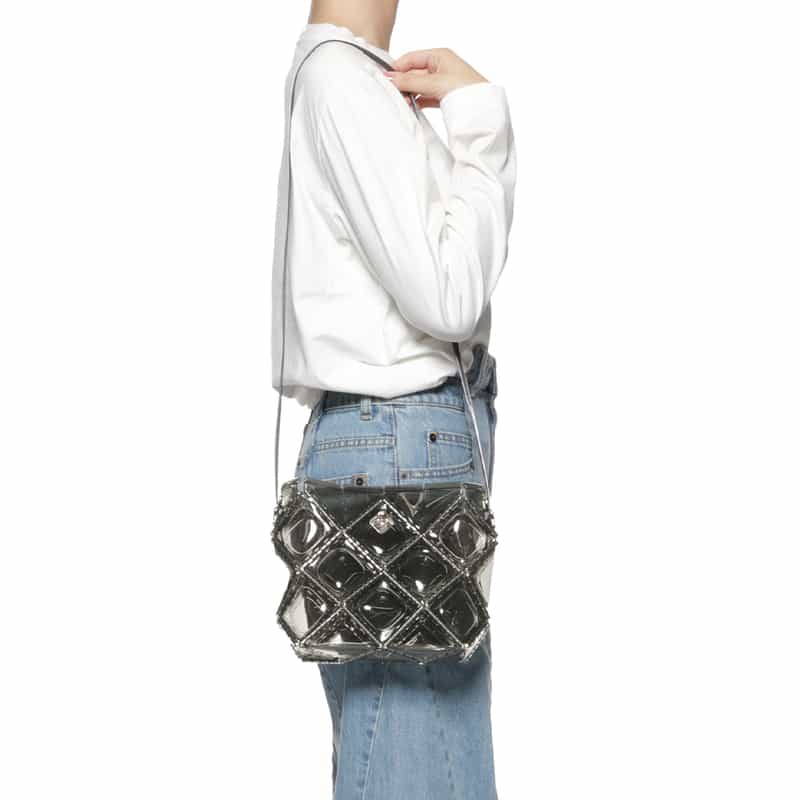 52 BY HIKARUMATSUMURA 52 BY HIKARUMATSUMURA＜ゴジュウニ バイ ヒカルマツムラ＞ ハンドバッグ"BOAT" GRAY