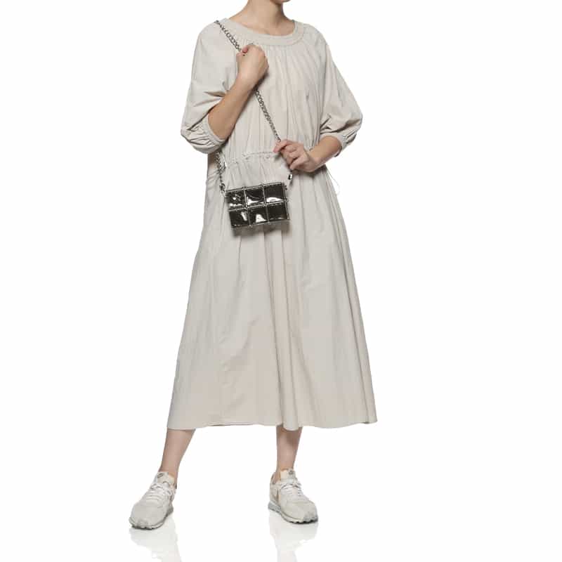 52 BY HIKARUMATSUMURA 52 BY HIKARUMATSUMURA＜ゴジュウニ バイ ヒカルマツムラ＞ ショルダーバッグ"CUBES6" GRAY