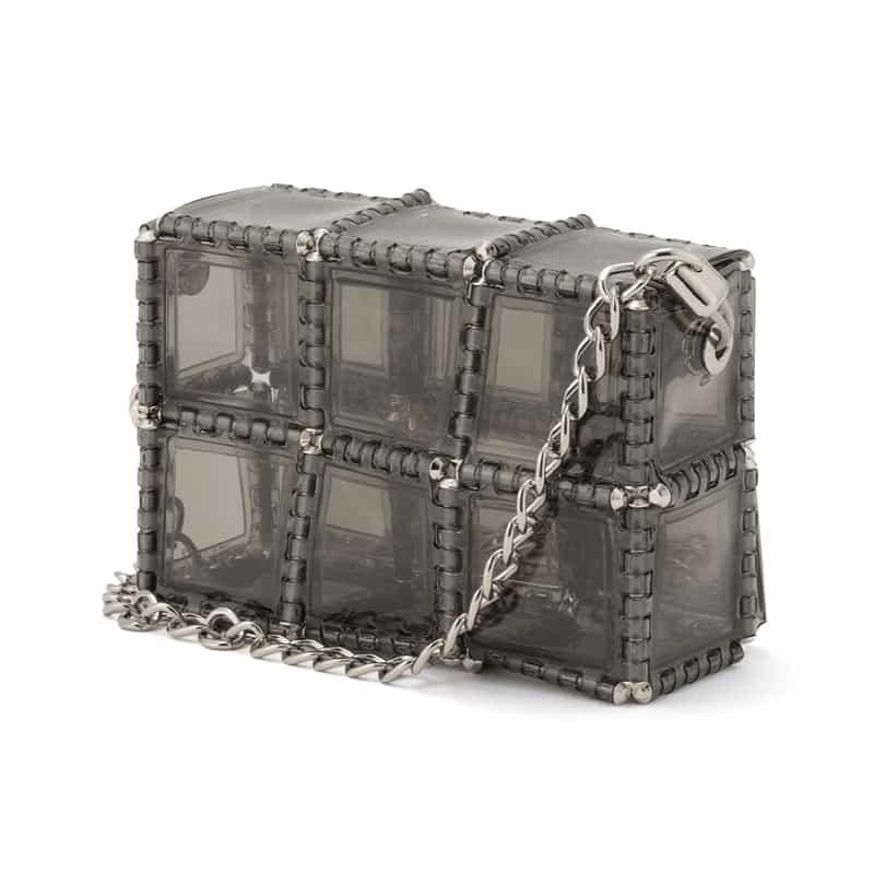 52 BY HIKARUMATSUMURA 52 BY HIKARUMATSUMURA＜ゴジュウニ バイ ヒカルマツムラ＞ ショルダーバッグ"CUBES6" GRAY