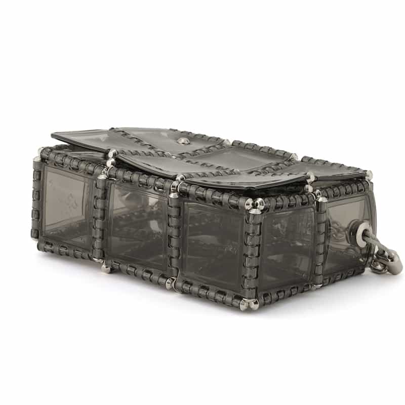 52 BY HIKARUMATSUMURA 52 BY HIKARUMATSUMURA＜ゴジュウニ バイ ヒカルマツムラ＞ ショルダーバッグ"CUBES6" GRAY