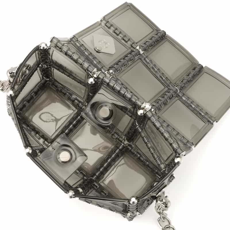 52 BY HIKARUMATSUMURA 52 BY HIKARUMATSUMURA＜ゴジュウニ バイ ヒカルマツムラ＞ ショルダーバッグ"CUBES6" GRAY