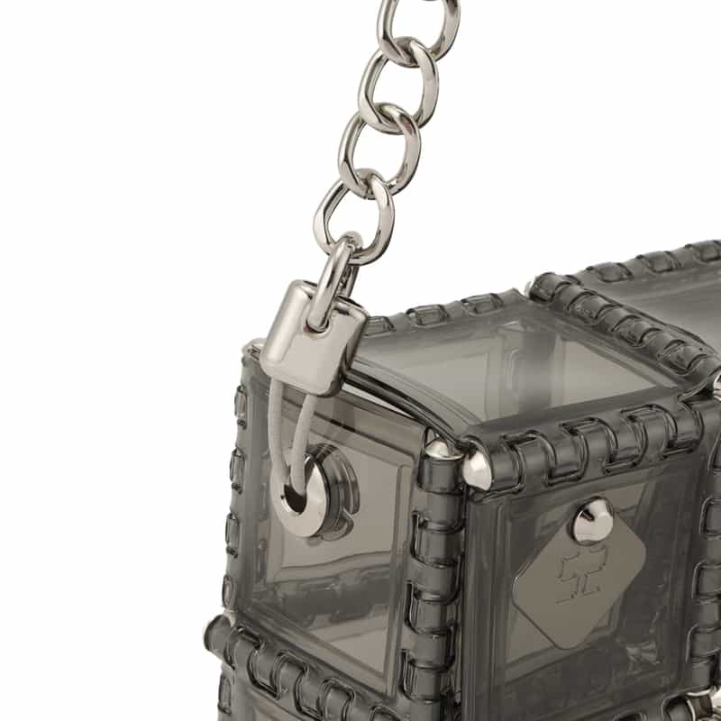 52 BY HIKARUMATSUMURA 52 BY HIKARUMATSUMURA＜ゴジュウニ バイ ヒカルマツムラ＞ ショルダーバッグ"CUBES6" GRAY