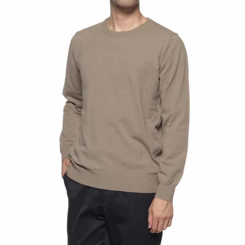 クルーネックニットプルオーバー