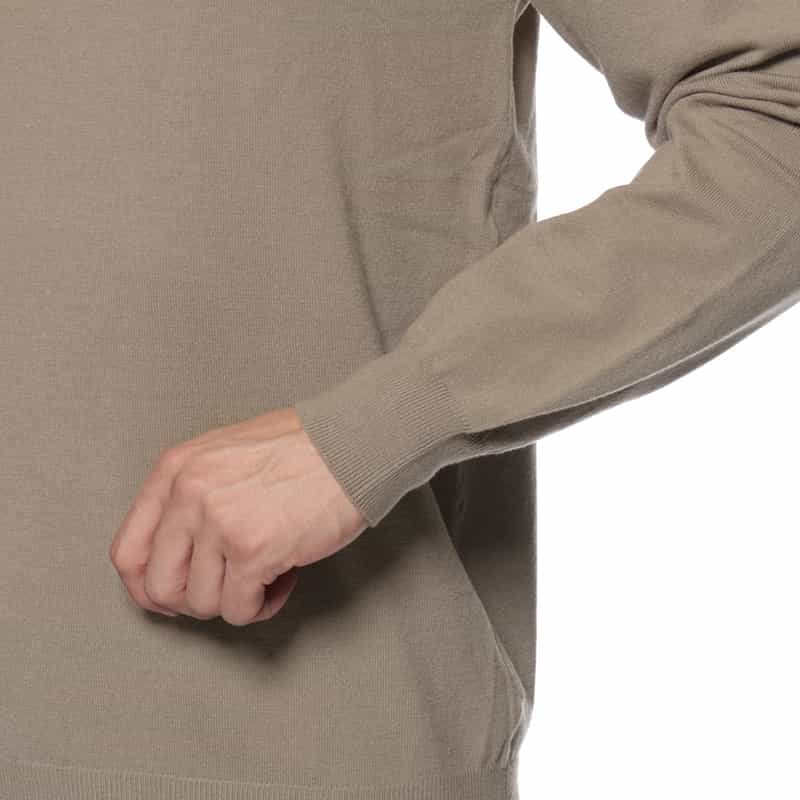 BARNEYS NEW YORK クルーネックニットプルオーバー BEIGE