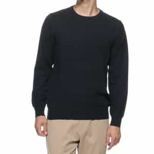 クルーネックニットプルオーバー