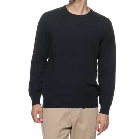 クルーネックニットプルオーバー