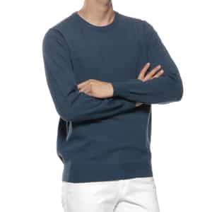 クルーネックニットプルオーバー