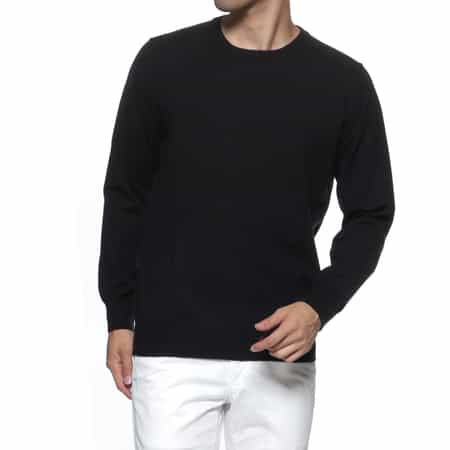 クルーネックニットプルオーバー