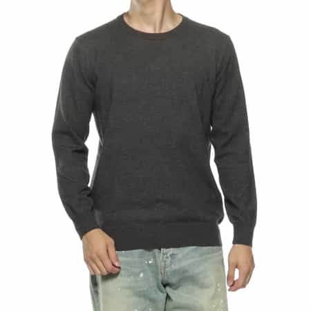 クルーネックニットプルオーバー