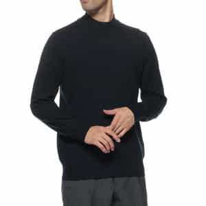 モックネックニットプルオーバー