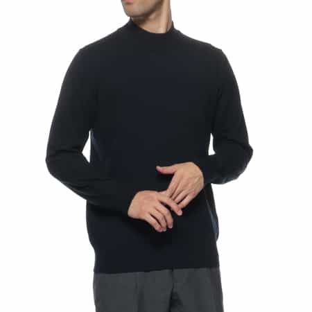 モックネックニットプルオーバー