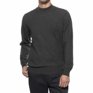 モックネックニットプルオーバー