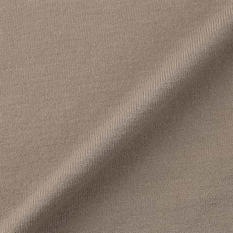 BARNEYS NEW YORK ウォッシャブル タートルネックニットプルオーバー BEIGE