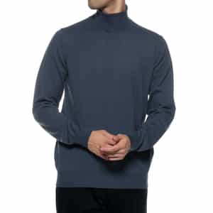 ウォッシャブル タートルネックニットプルオーバー