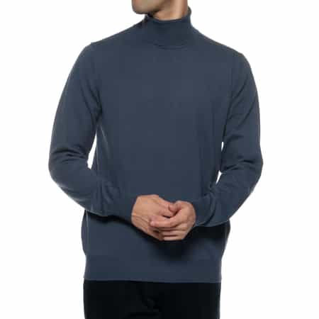 ウォッシャブル タートルネックニットプルオーバー